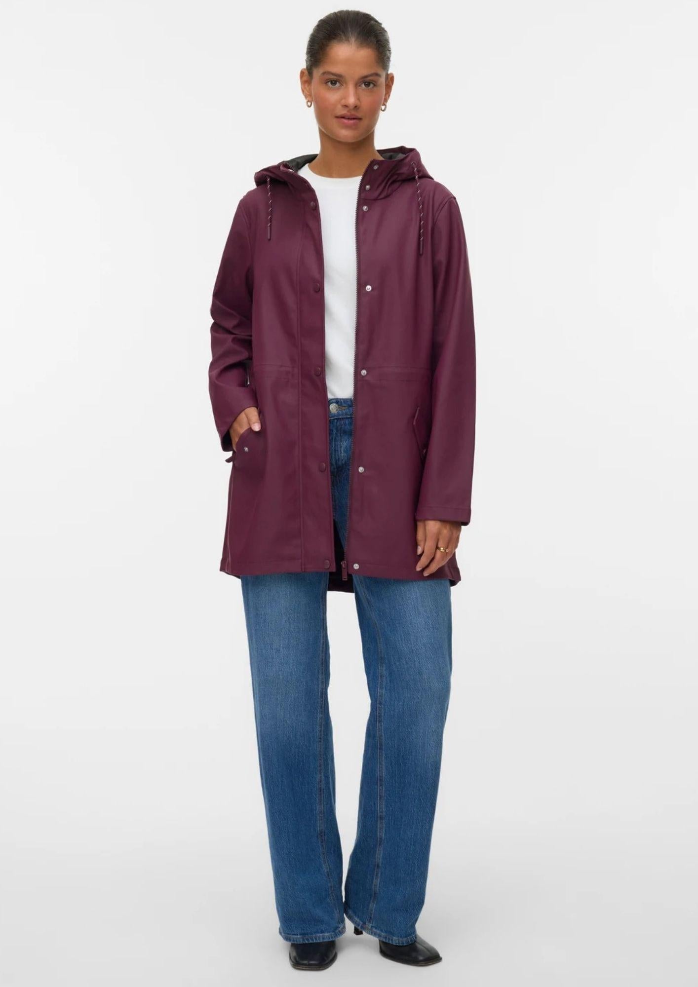 Vero Moda Giacca Invernale Donna Malou Bordeaux