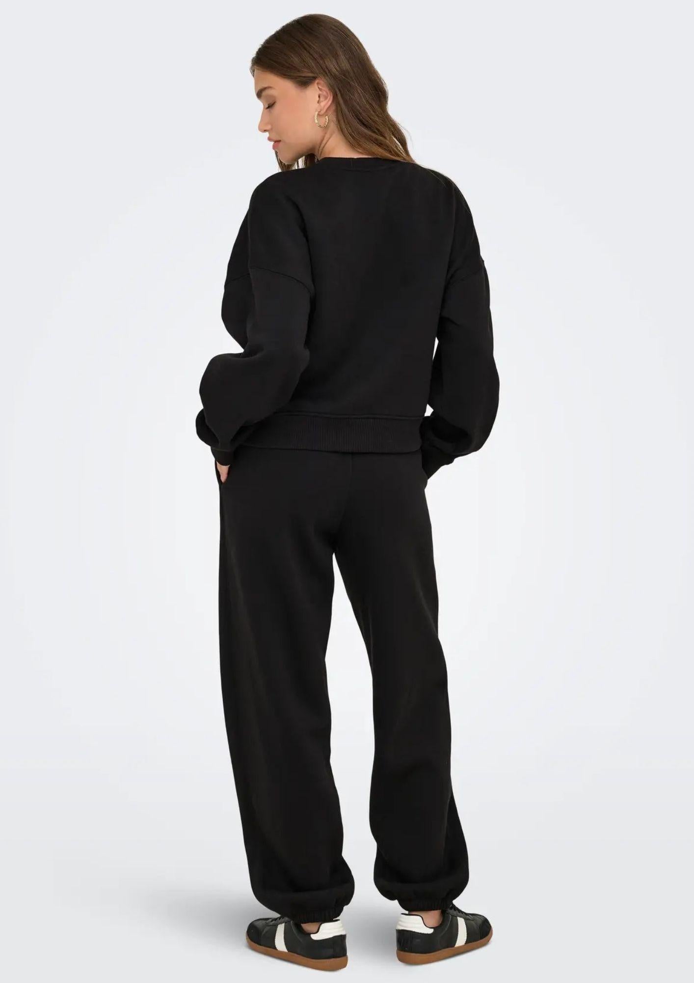 Only Felpa Donna Best Nero