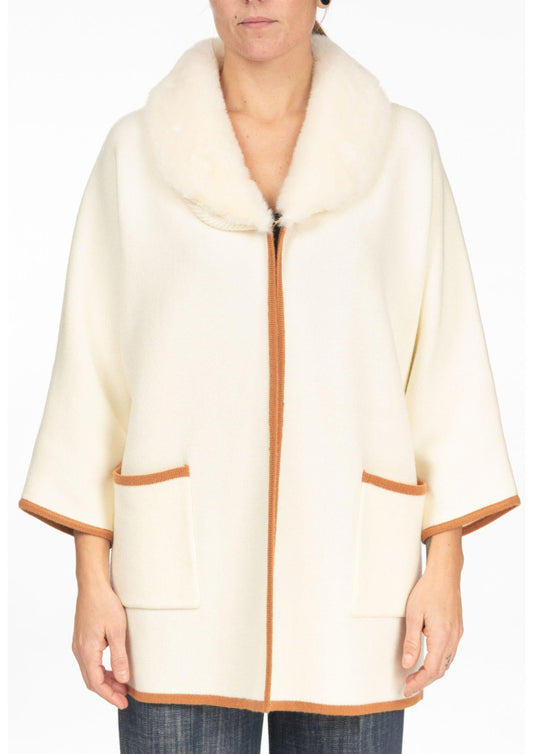 Diana Gallesi Cardigan Donna Bianco Latte
