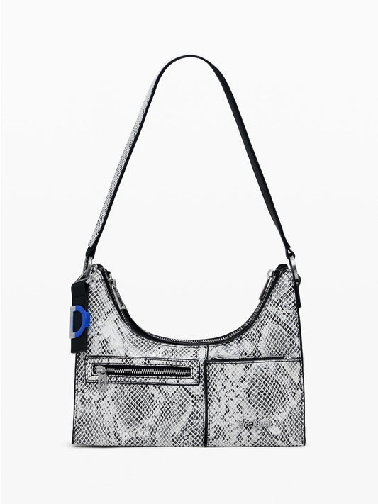 Desigual Piccola borsa bicolore rimovibile Donna Nero