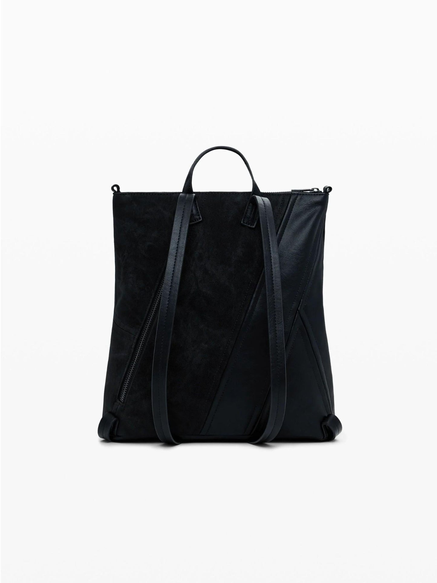 Desigual Zaino effetto pelle corsetto piccolo Donna Nero