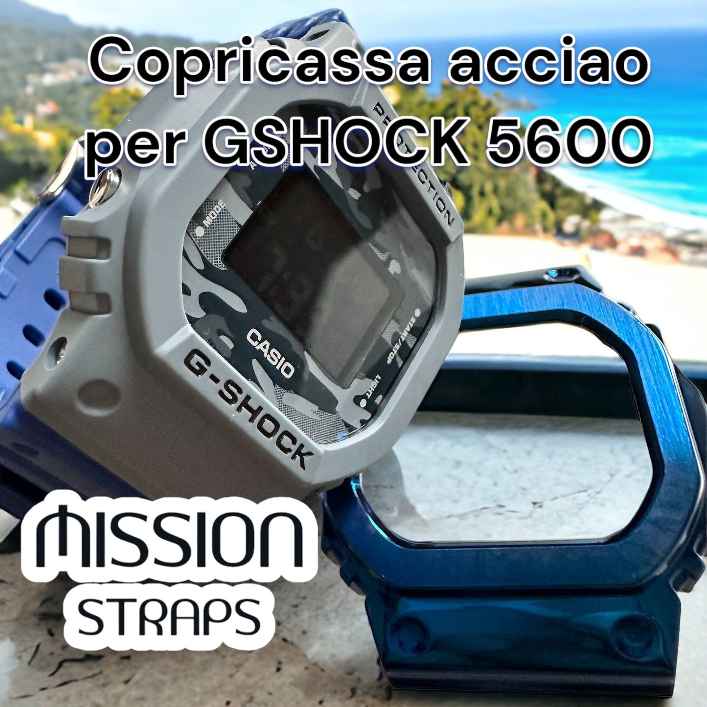 Copri Cassa Acciaio per GShock 5600