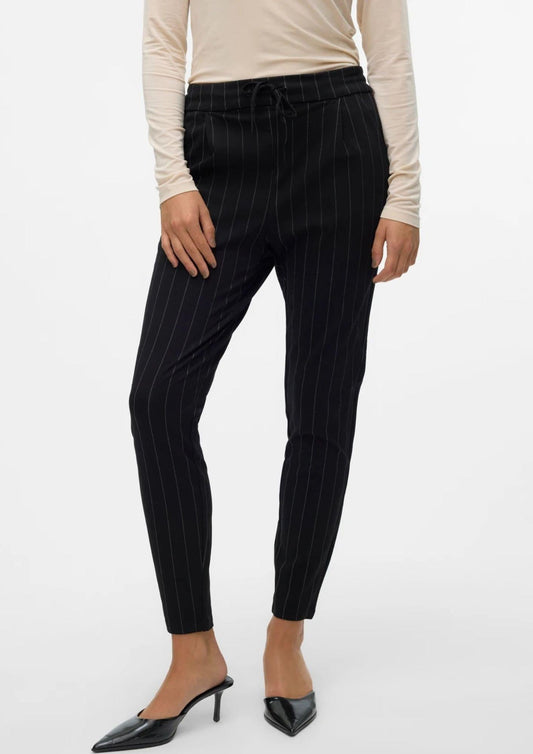 Vero Moda Pantaloni Donna Eva Nero Gessato