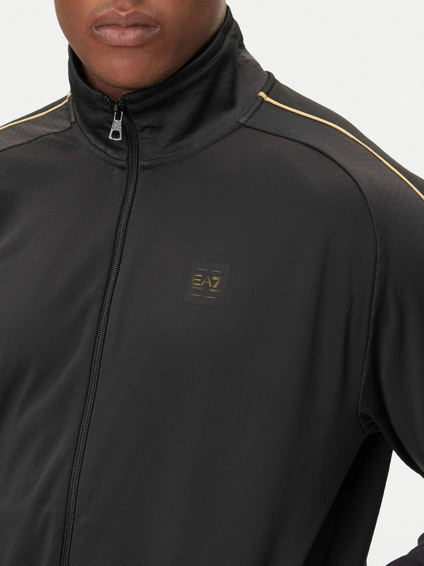 EA7 Emporio Armani Felpa Uomo full zip Nero