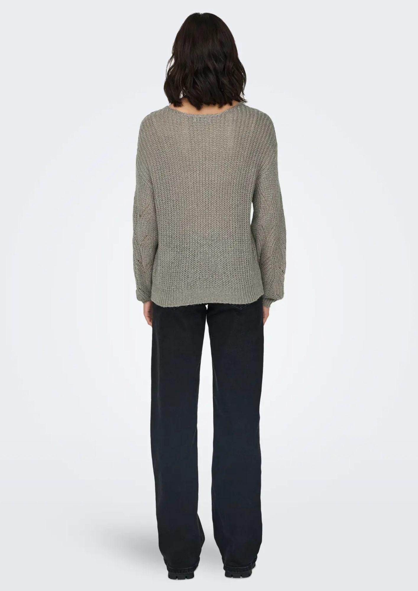 Jacqueline De Yong Maglia Donna Badut Argento