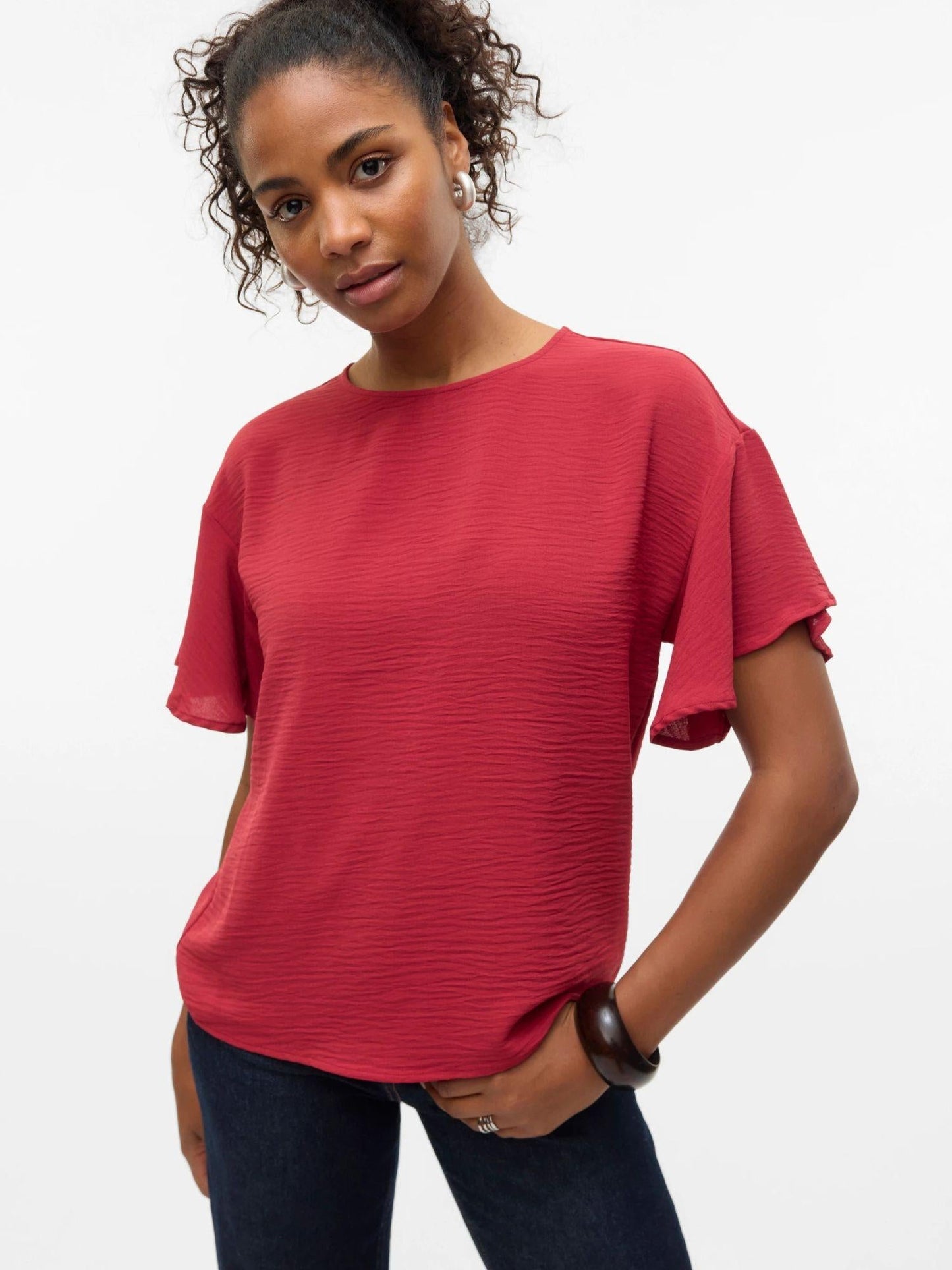 Vero Moda Top Donna Alva Karanda Red