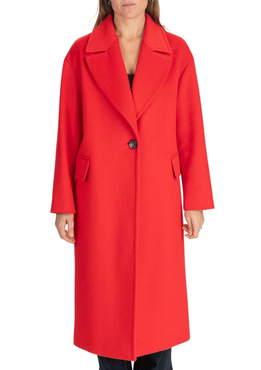 Diana Gallesi Cappotto Donna Rosso