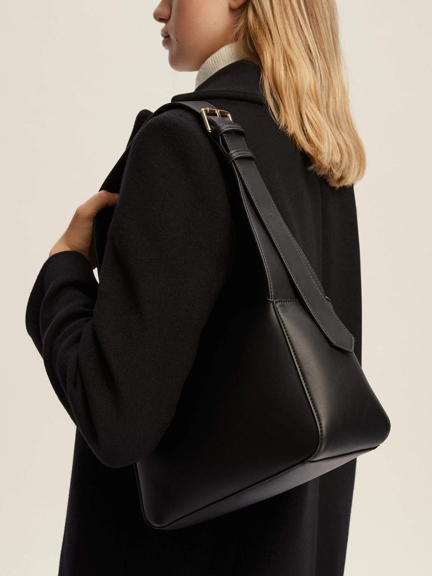 Emme Marella Borsa a spalla Donna Alato Nero