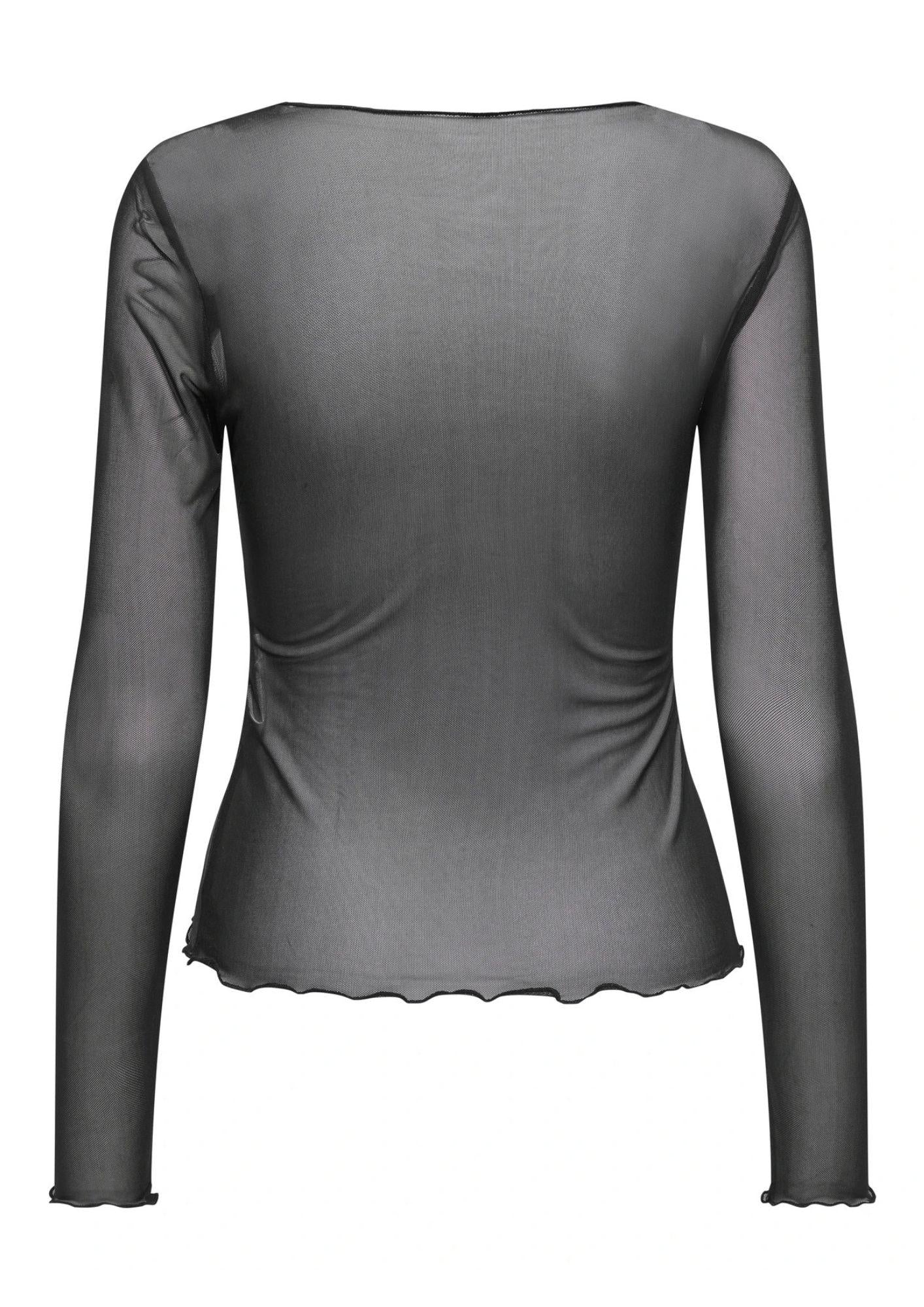 Jacqueline De Yong Top Donna Elsa Nero