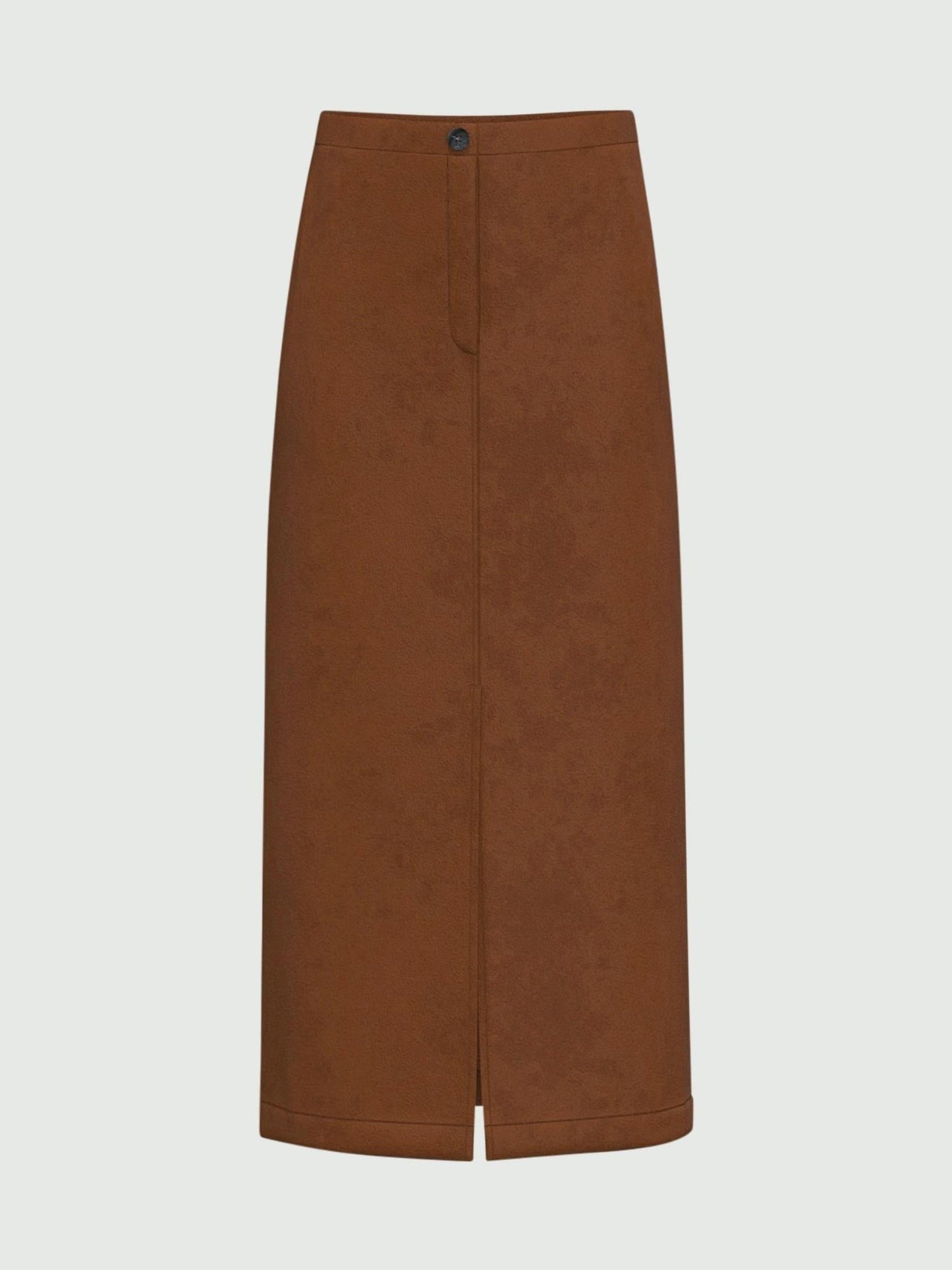 Emme Marella Gonna a tubino stretch Donna Dritto Cioccolato