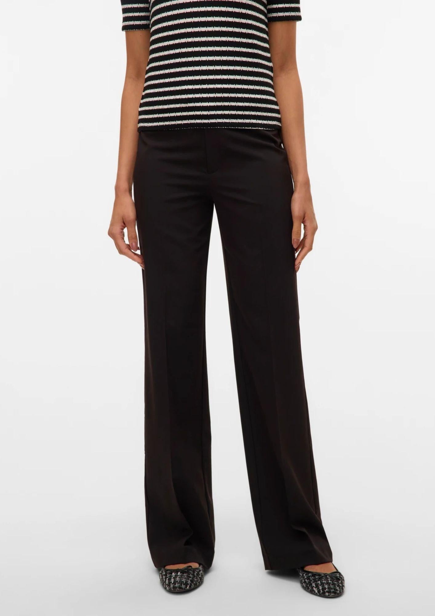 Vero Moda Pantalone Donna Texas Nero