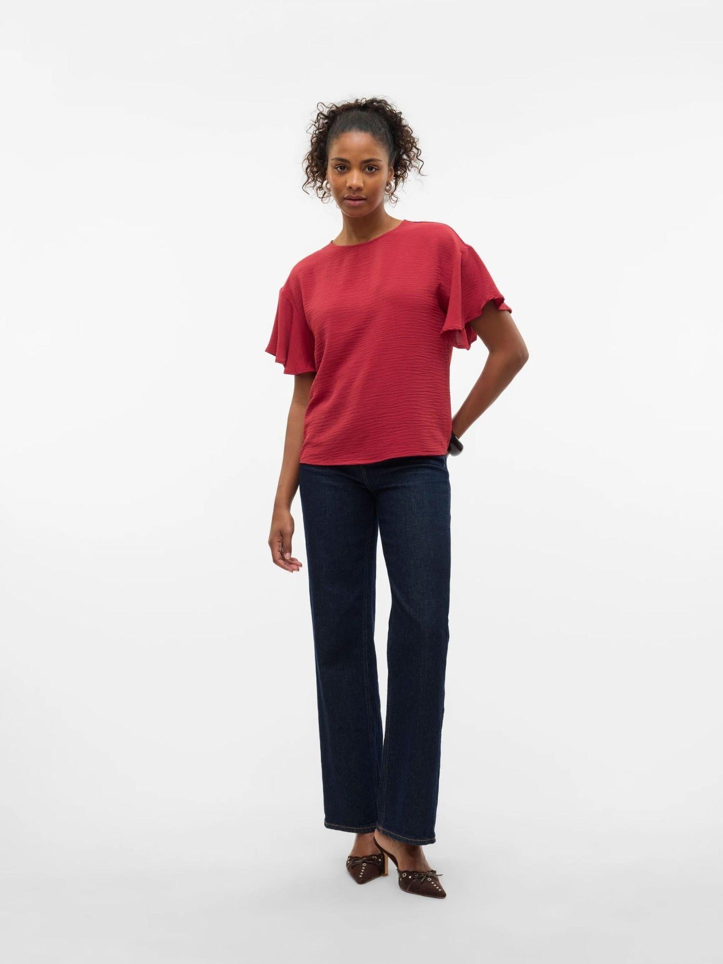 Vero Moda Top Donna Alva Karanda Red