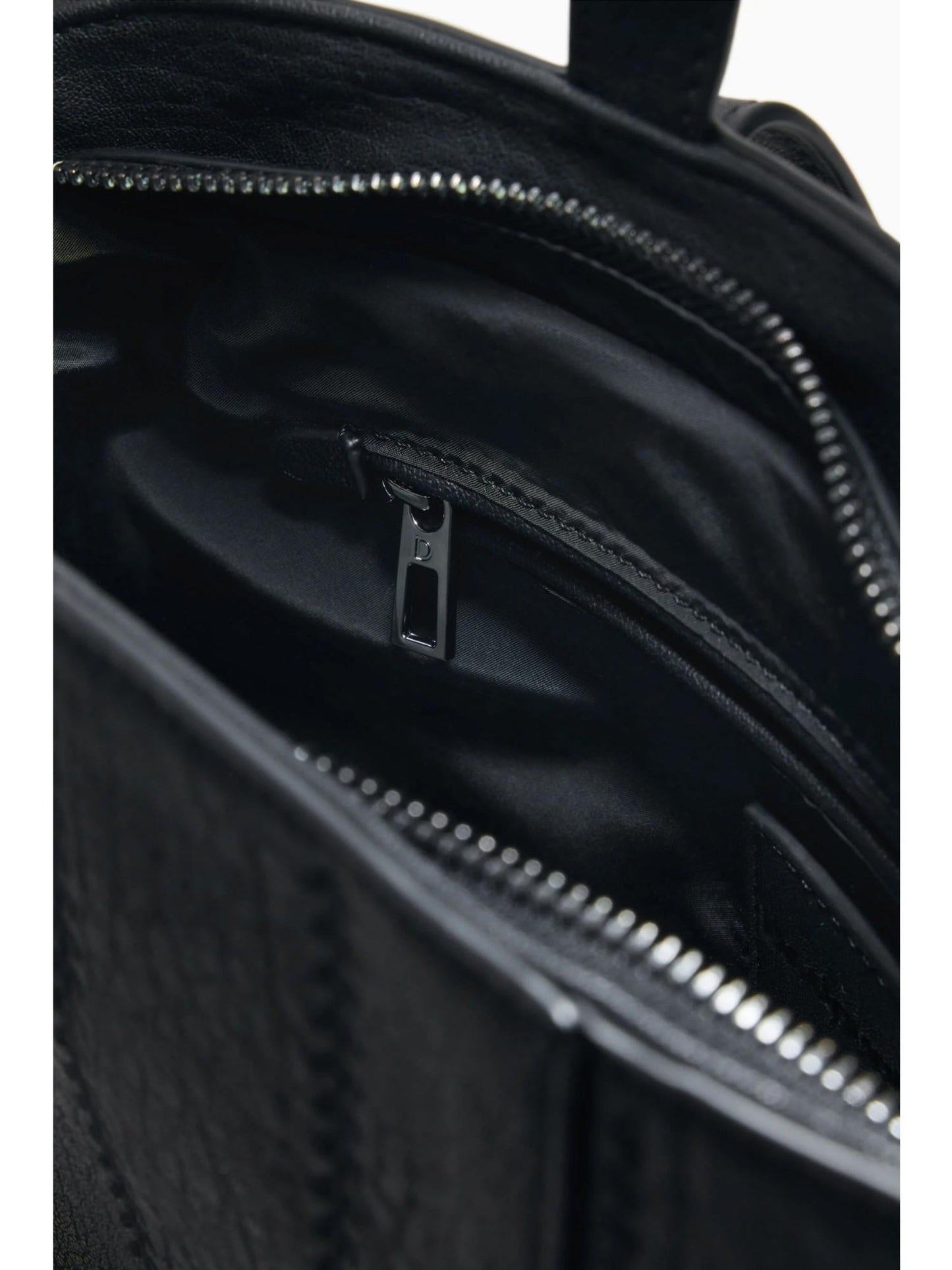 Desigual Zaino effetto pelle patch piccolo Donna Nero