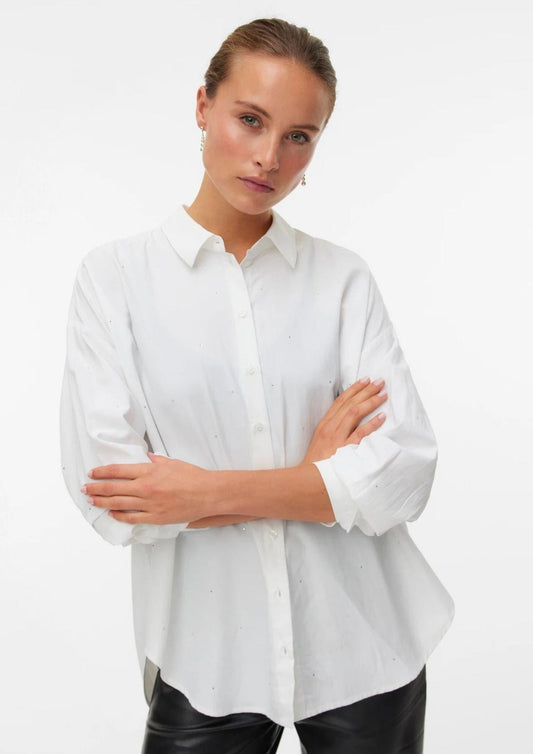Vero Moda Camicia Donna Fanni Bianca