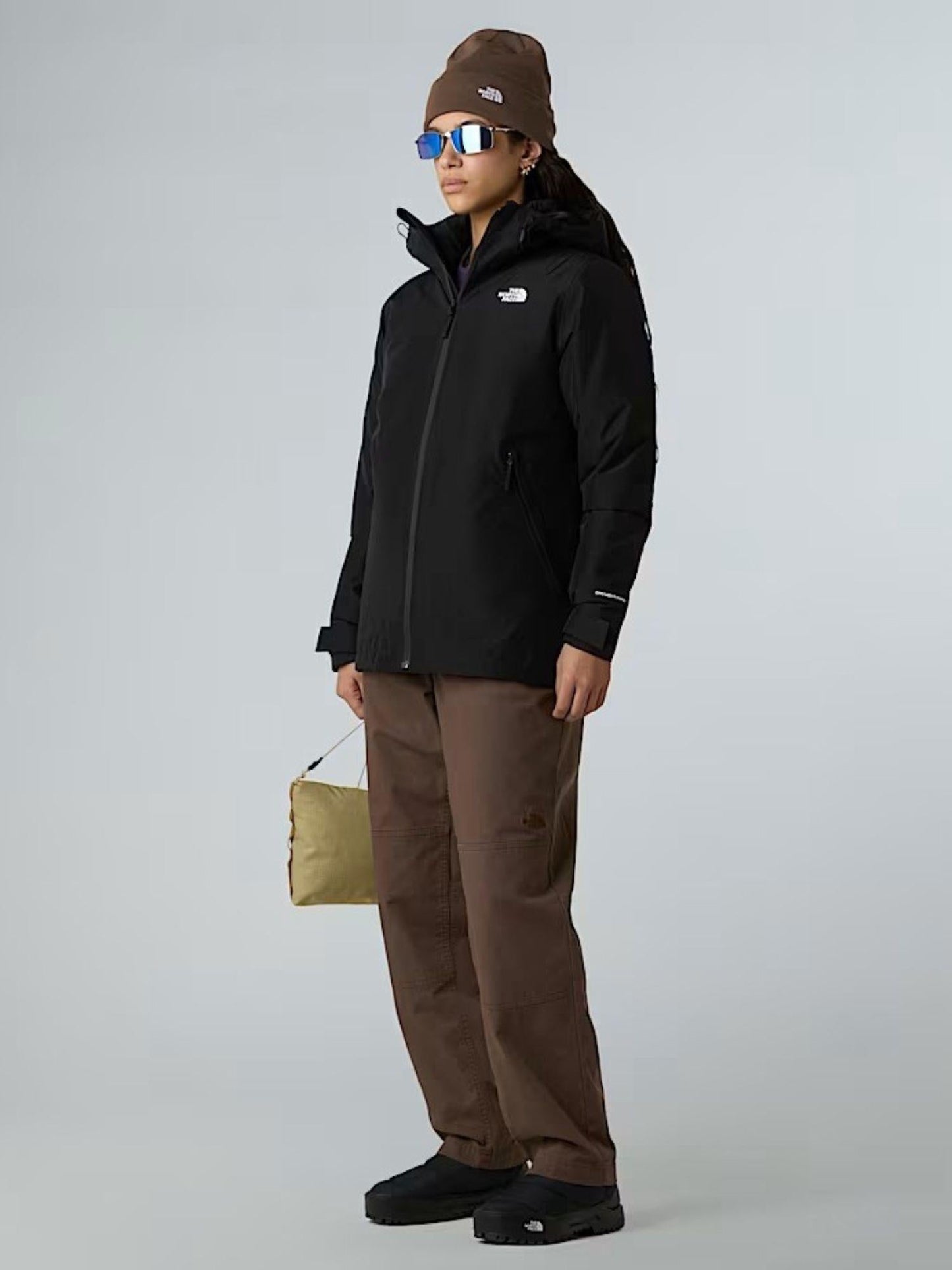 The North Face Giacca 3 in 1 Donna Carto Mono Triclimate Con Cappuccio Nero