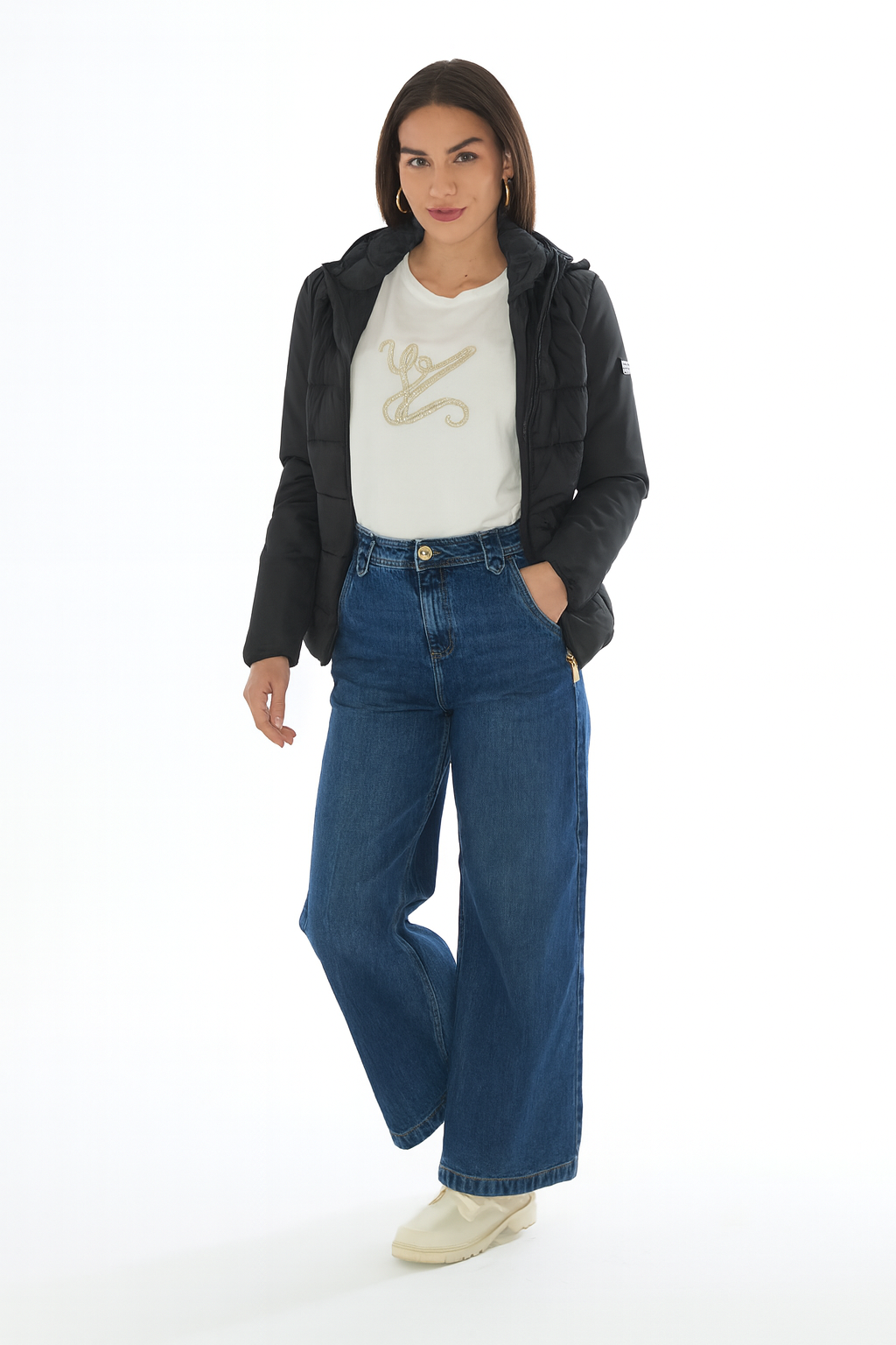 Yes Zee Giubbino Donna Nero