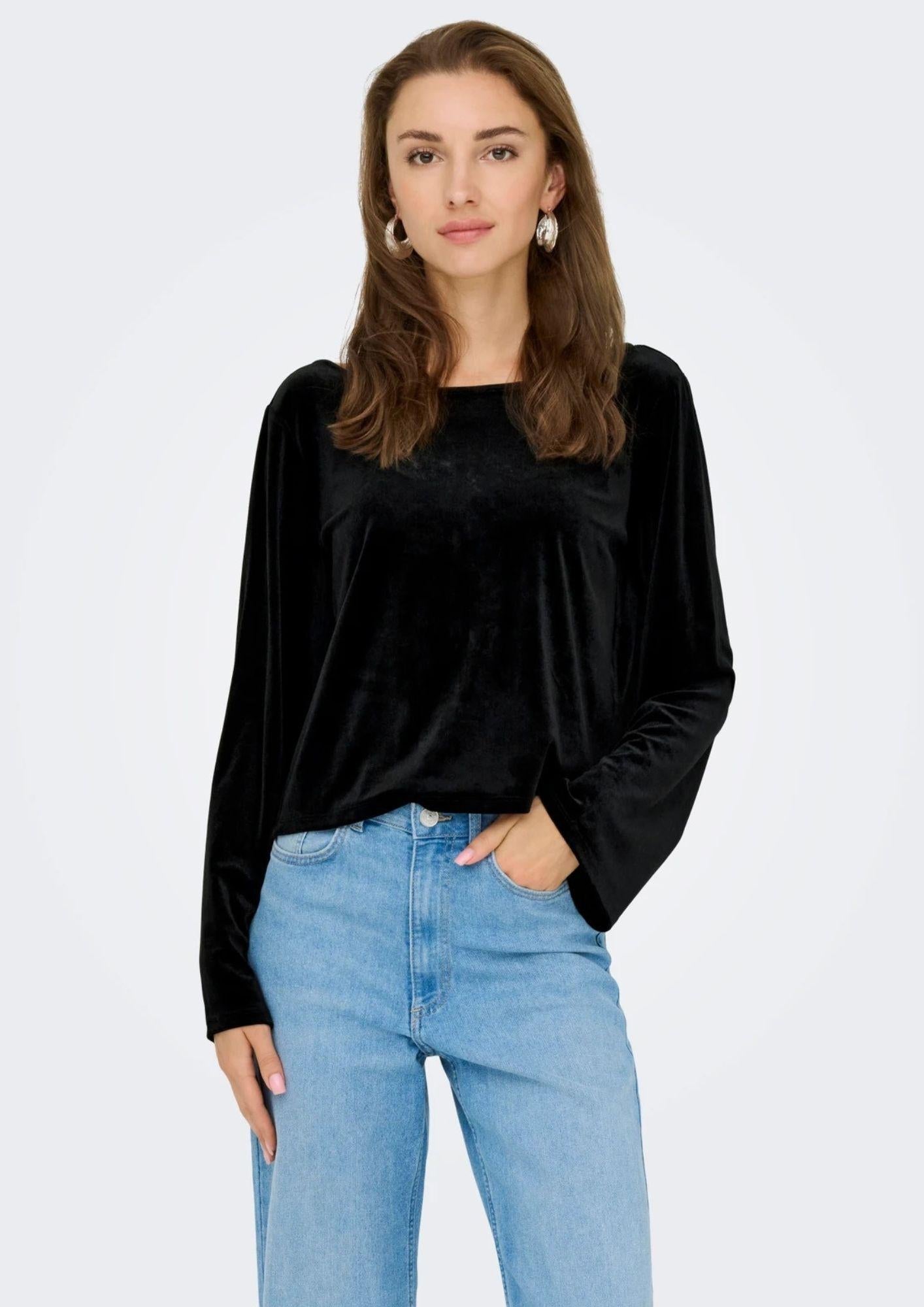 Jacqueline De Yong Maglia Donna Victory Nera