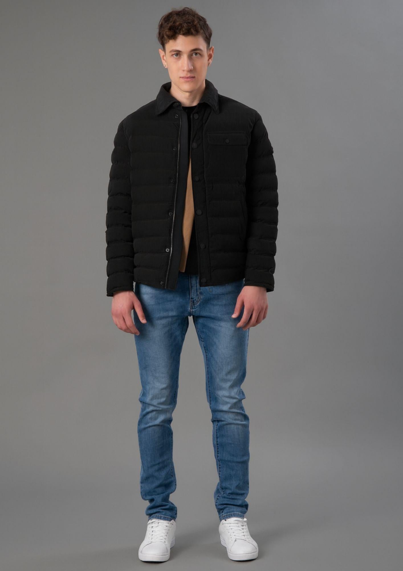 Rihunik Giacca Invernale Uomo Gordon Forest Blu Black