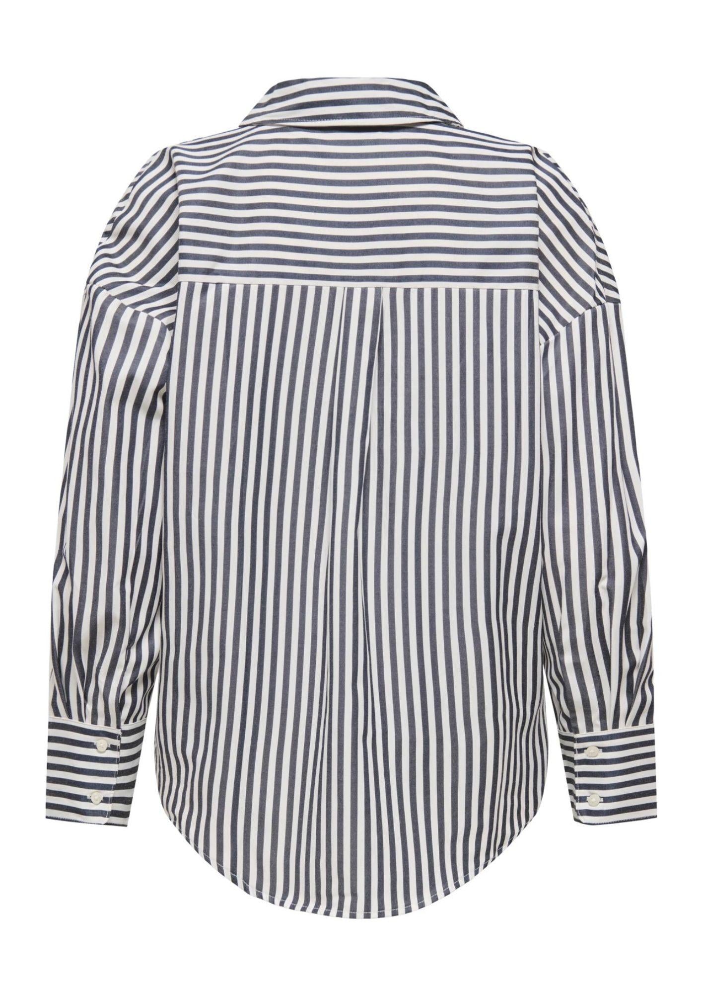 Jacqueline De Yong Camicia Donna Vesper Bianca A Righe