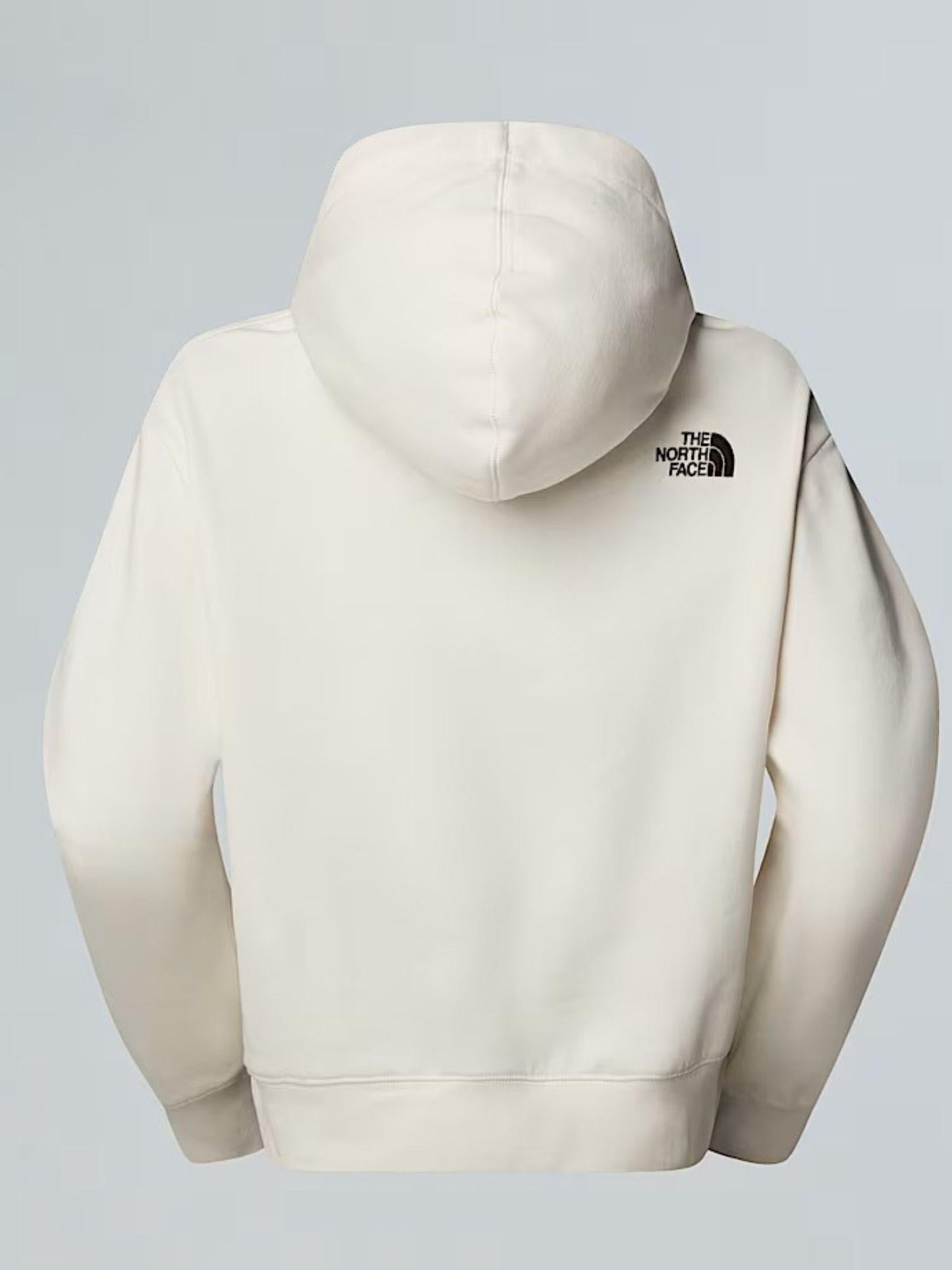 The North Face Felpa Donna Essential Corta In Vita Con Cappuccio Bianco Dune