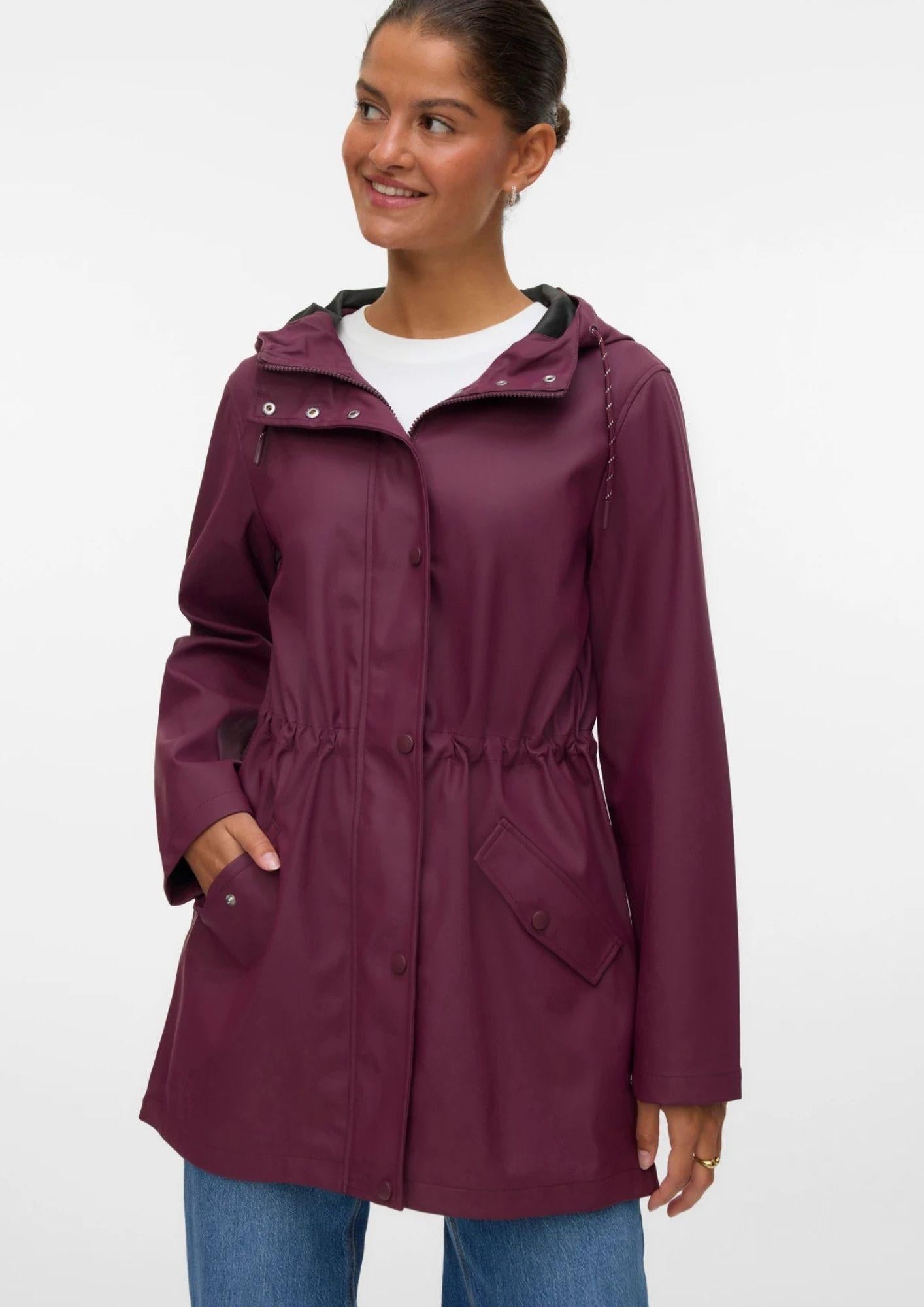 Vero Moda Giacca Invernale Donna Malou Bordeaux