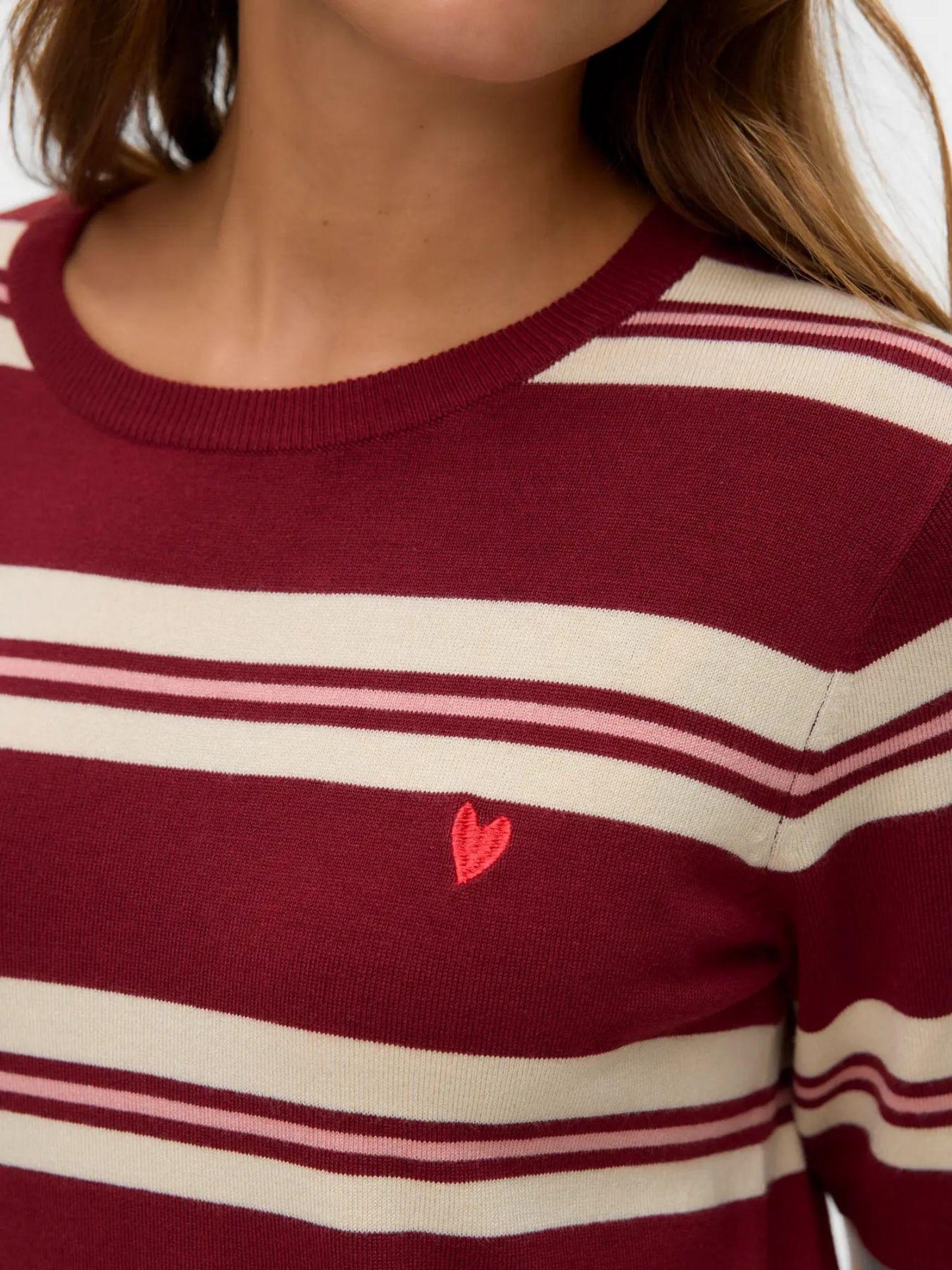 Vero Moda Maglione Donna Carmelia In Maglia Syrah W. Rose Elegance Birch