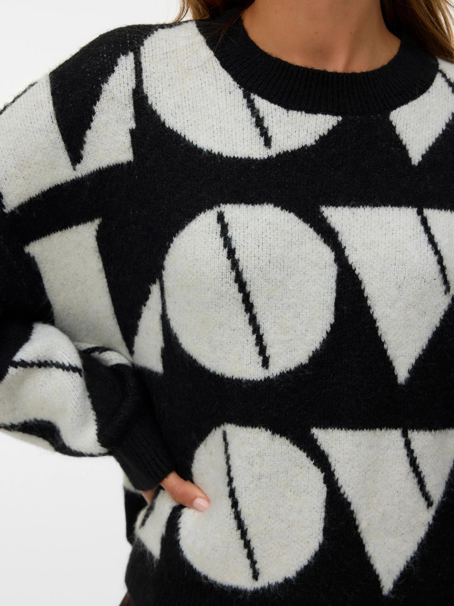 Vero Moda Maglione Donna Love Nero