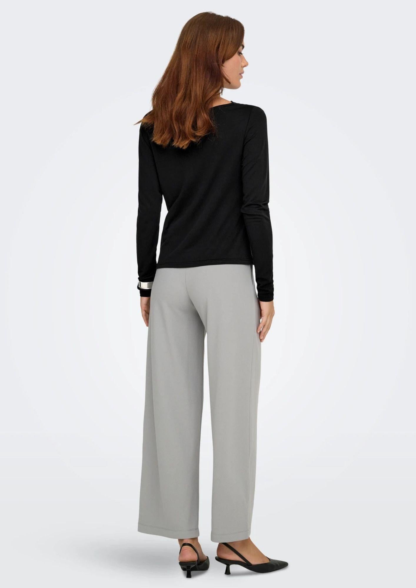 Jacqueline De Yong Maglia Donna Ester Nera