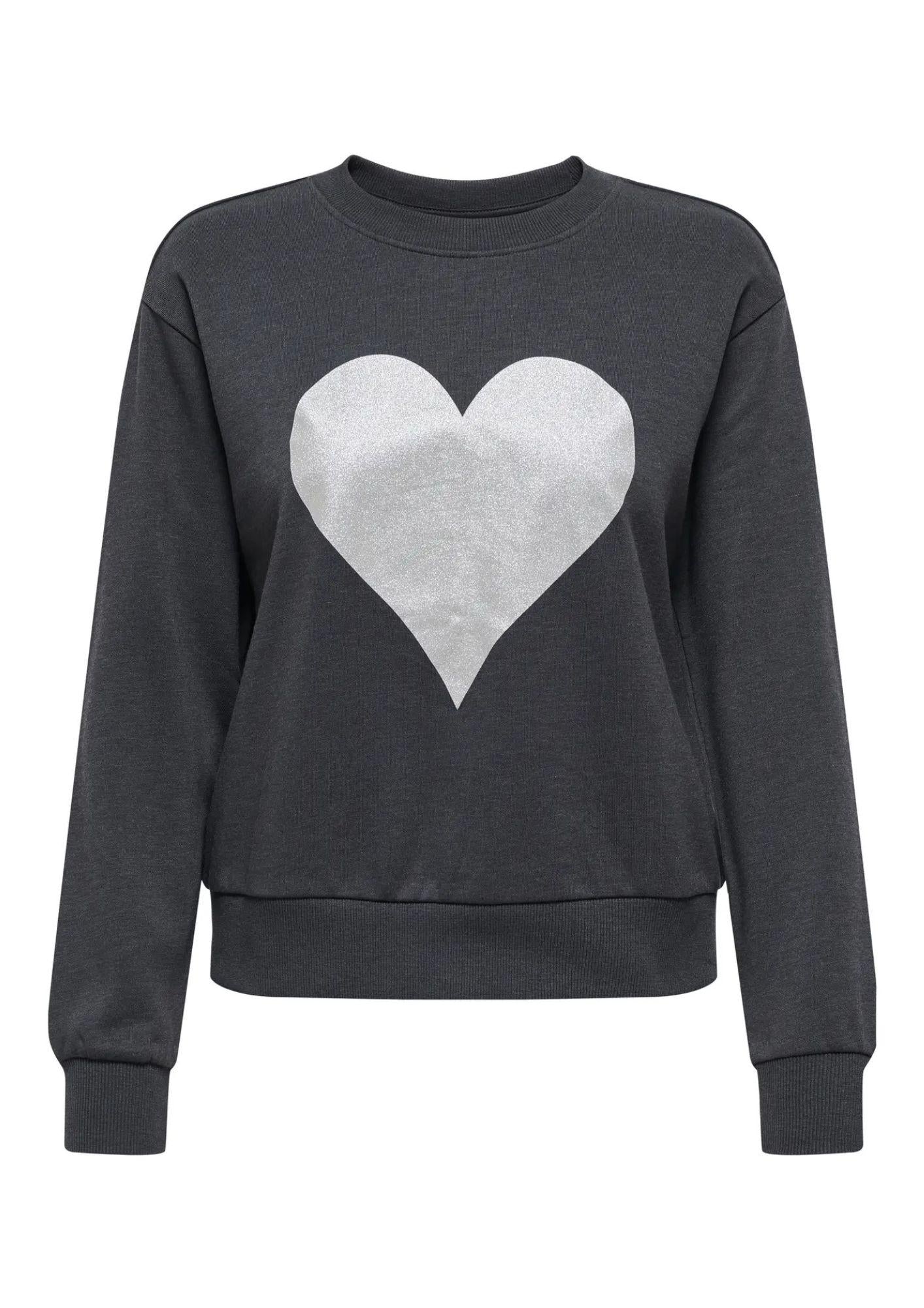 Jaqueline De Yong Felpa Donna Paris Grigia