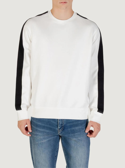 Armani Exchange Felpa Uomo Girocollo Bianco