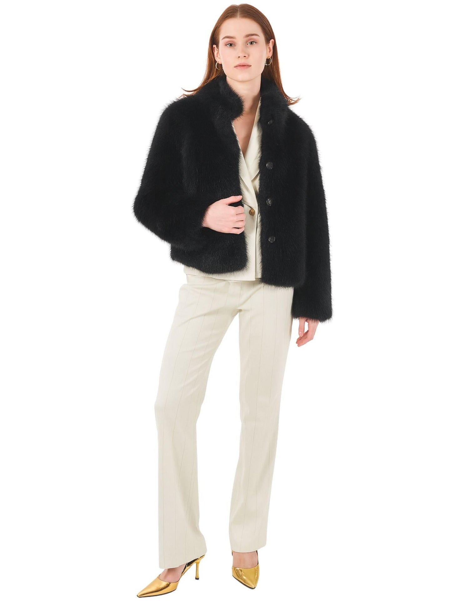 Yes Zee Giacca Invernale Donna Nero