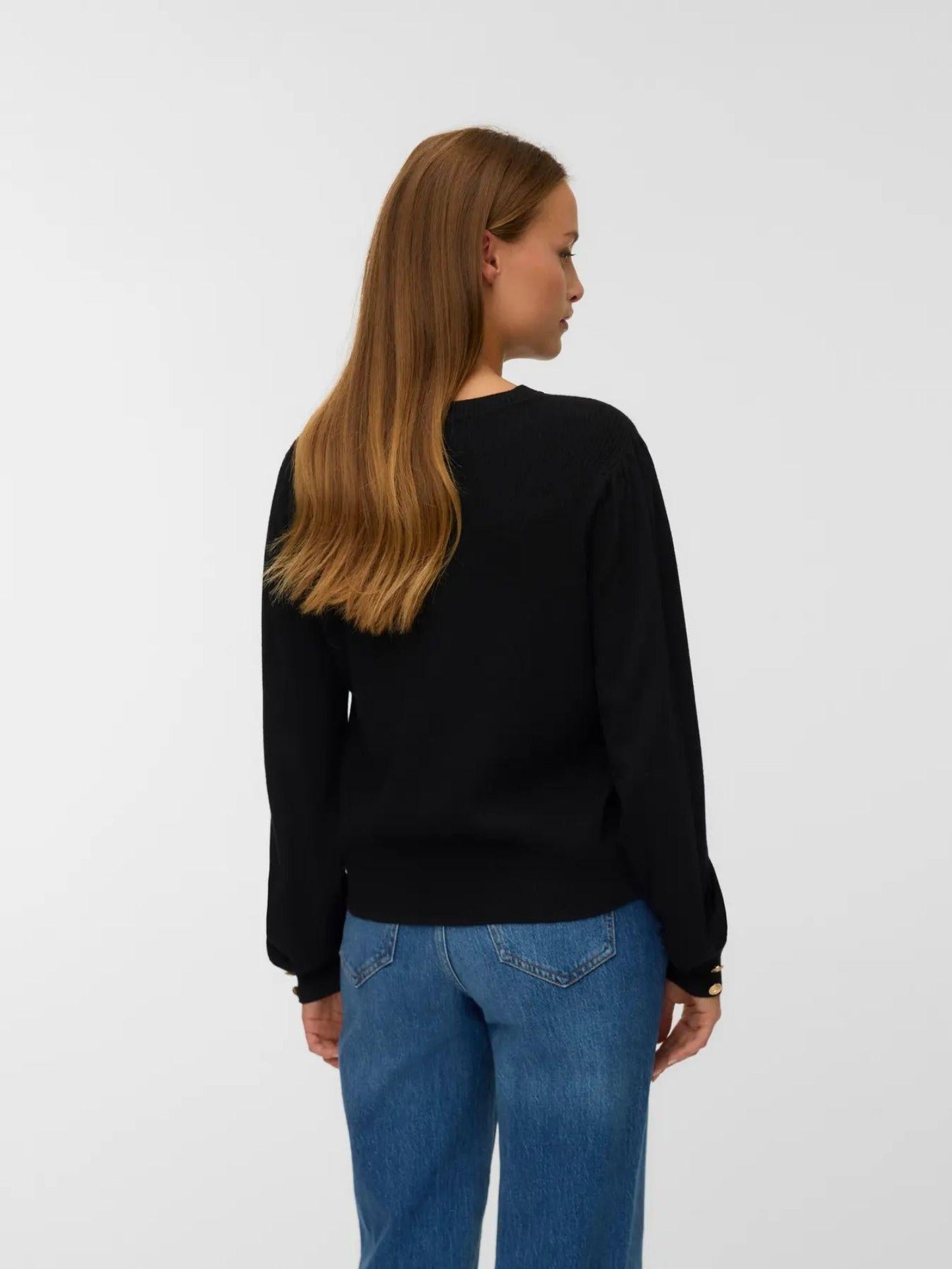 Vero Moda Maglione Donna Hollykaris Nero