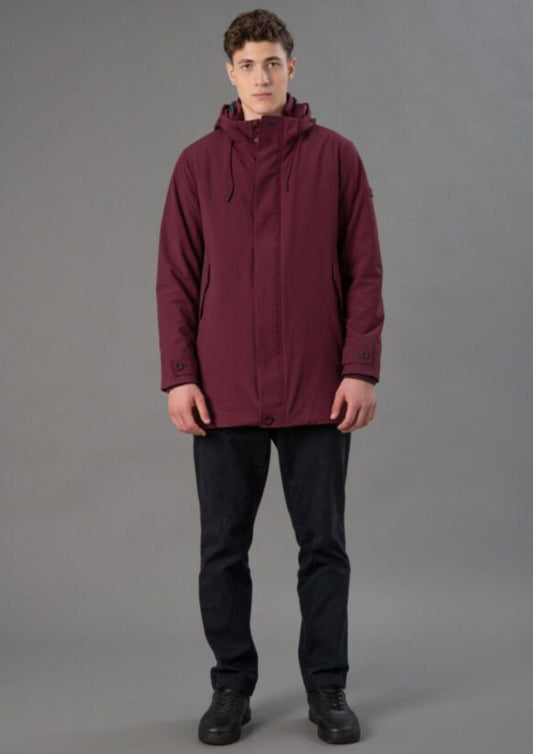 Rihunik Giacca Invernale Uomo Hugh Bordeaux