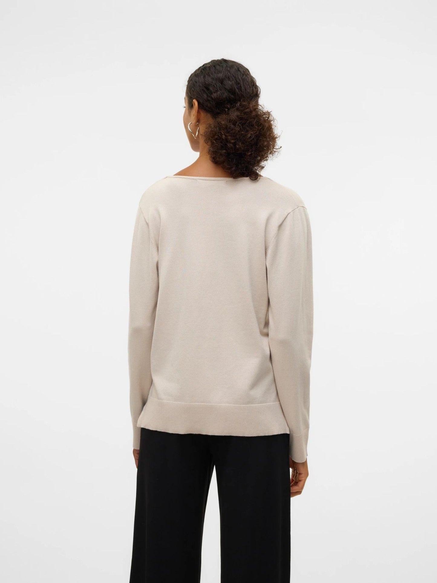 Vero Moda Maglione Donna Silje Grey Moonbeam