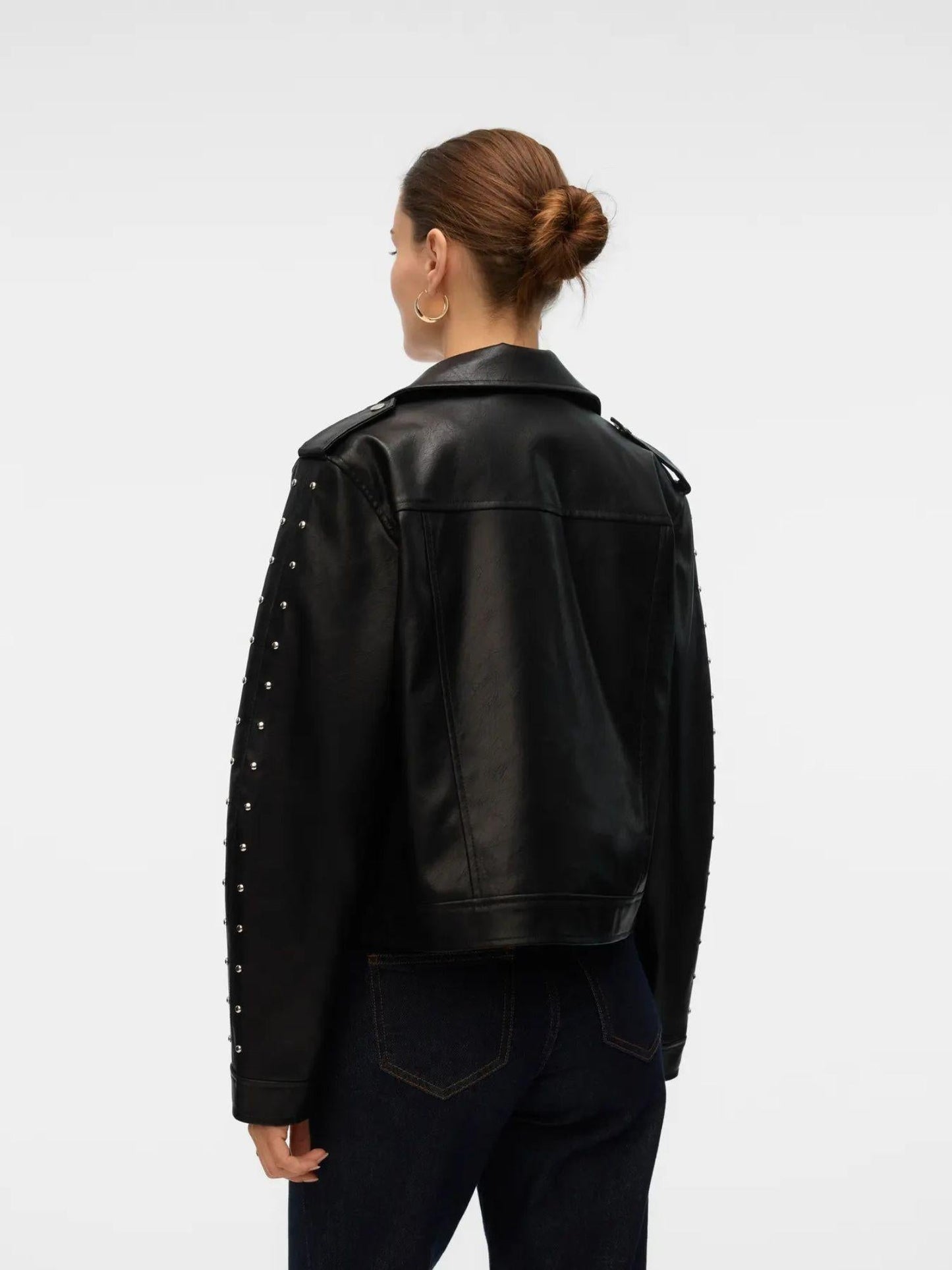 Vero Moda Giacca Biker Donna Ramon Nera