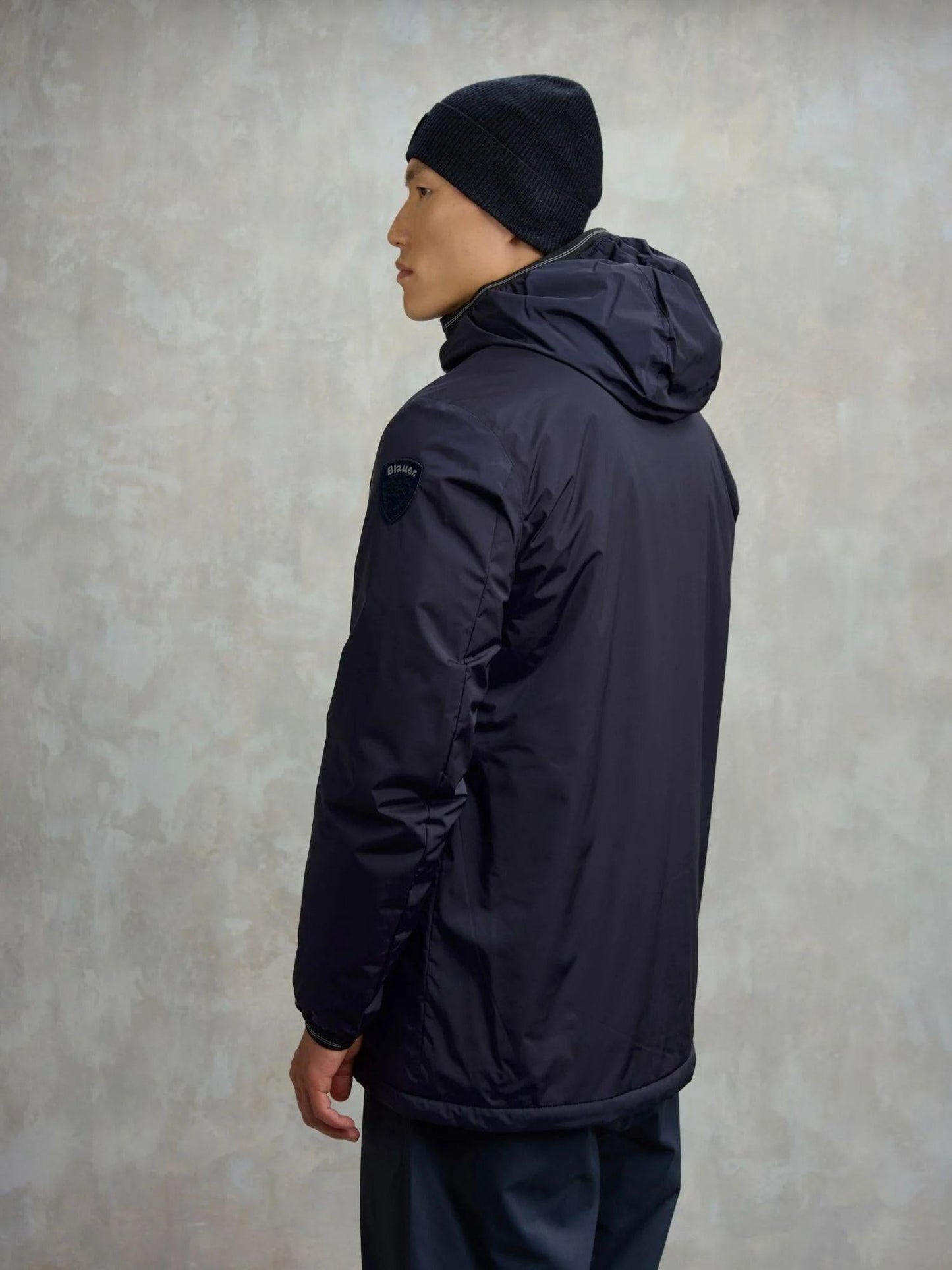 Blauer Trench Jarvis Uomo Blu sodalite