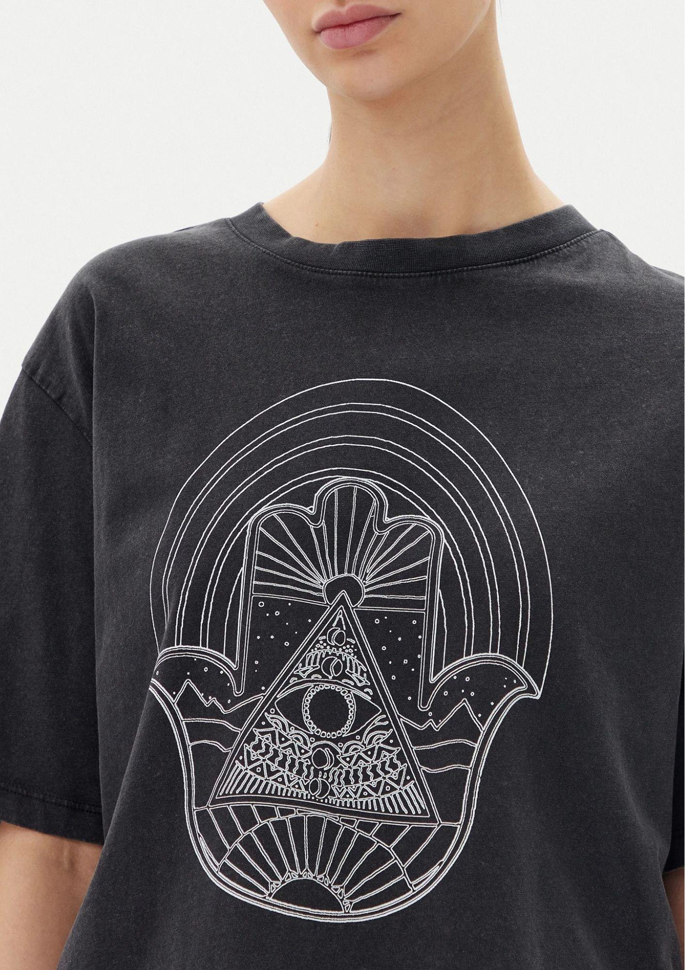 Jacqueline De Yong T-Shirt Donna Carla Nera