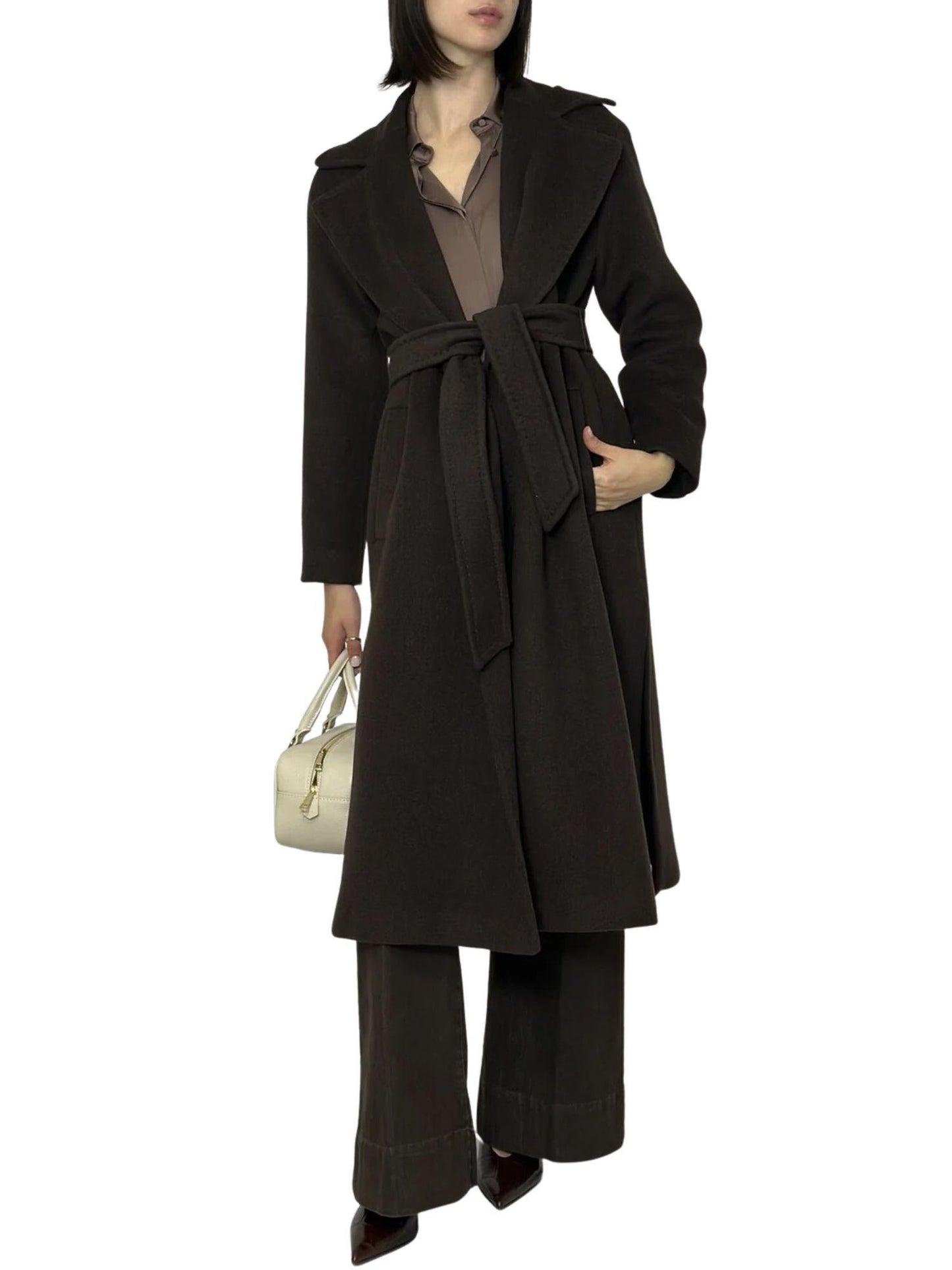 Emme Marella Cappotto Donna Cadmio Marrone