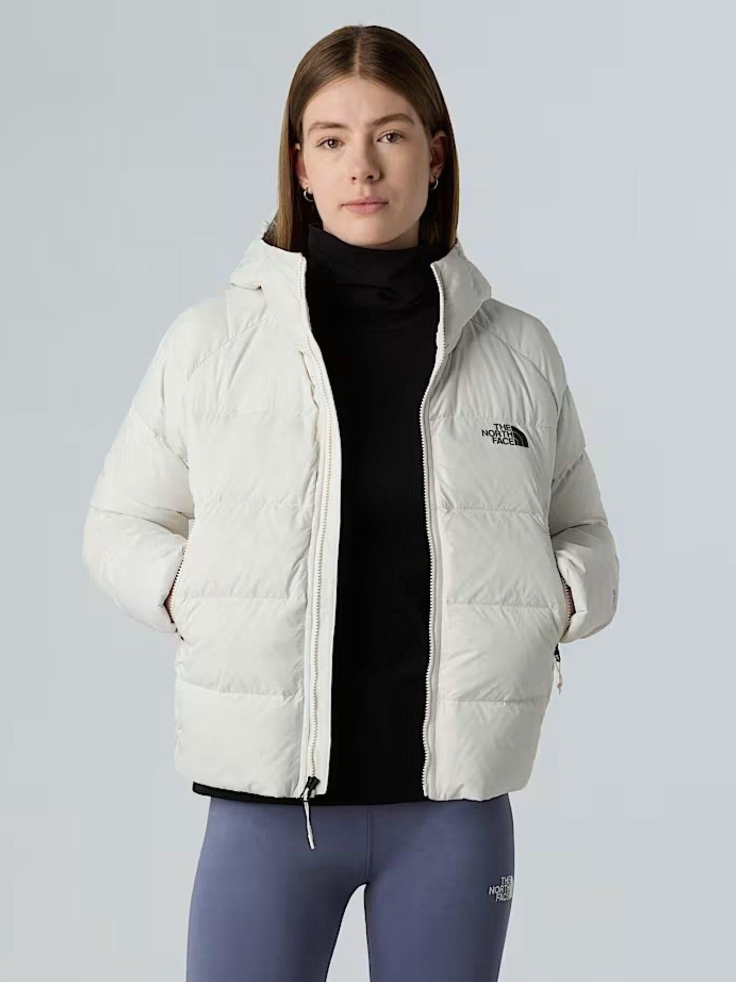 The North Face Giacca Donna Hyalite In Piumino Con Cappuccio Bianco Duna