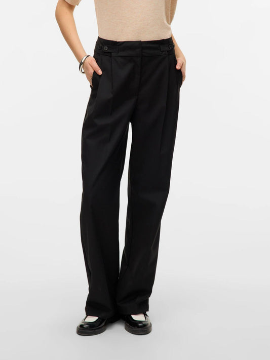 Vero Moda Pantaloni Formali Donna Nikki Nero