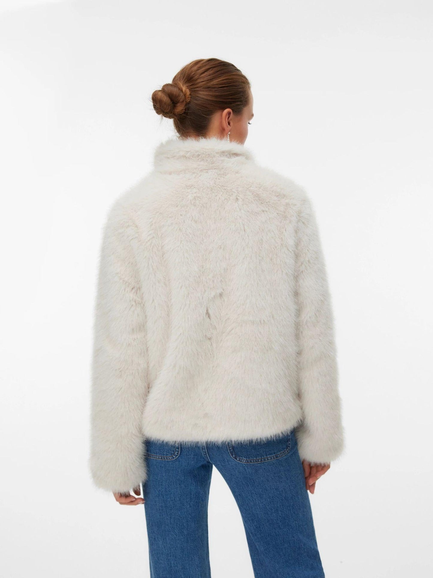 Vero Moda Giacca Invernale Donna Monroe Grey Oatmeal