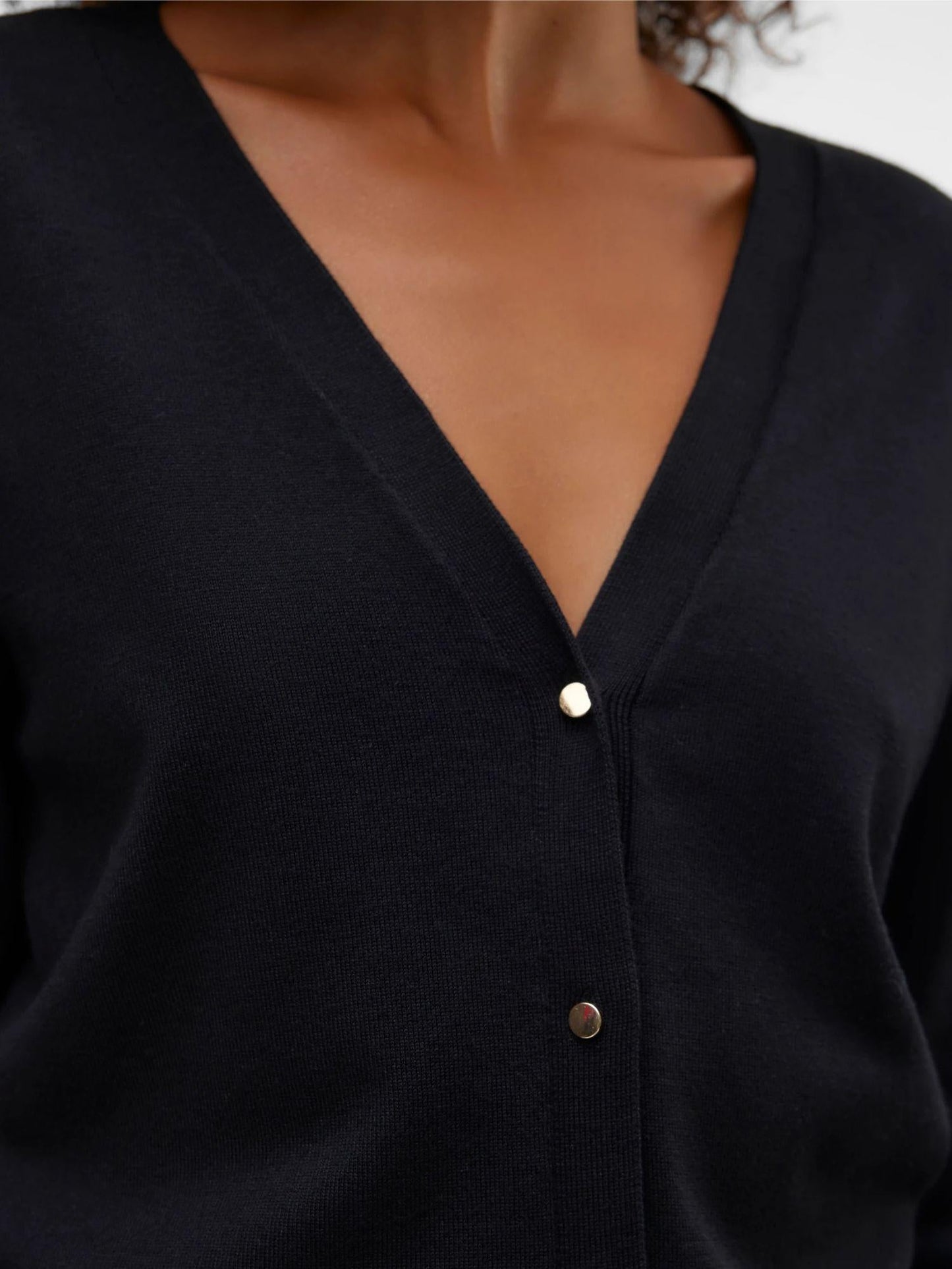 Vero Moda Cardigan In Maglia Donna Silje Nero