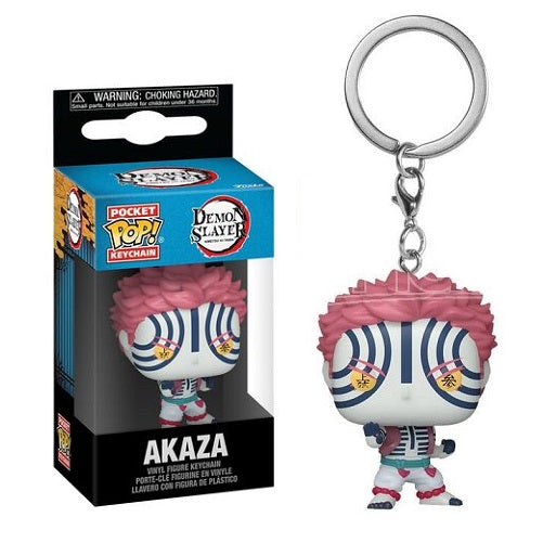 Funko Pop ! Keychain - Animation - Demon Slayer (Akaza) Portachiavi Nuovo