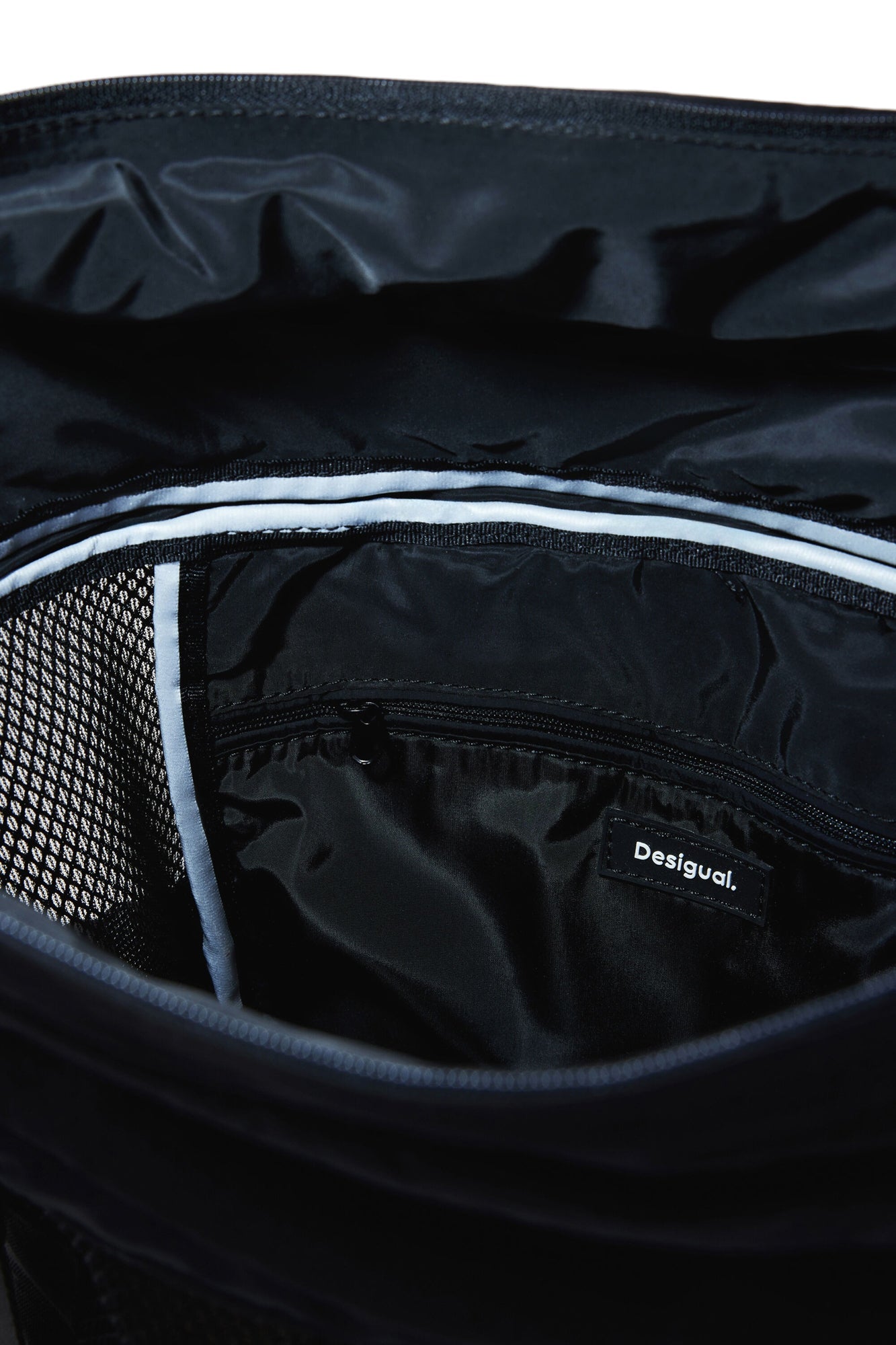 DESIGUAL Borsa Donna Nera Basic Modular Discover Zaino