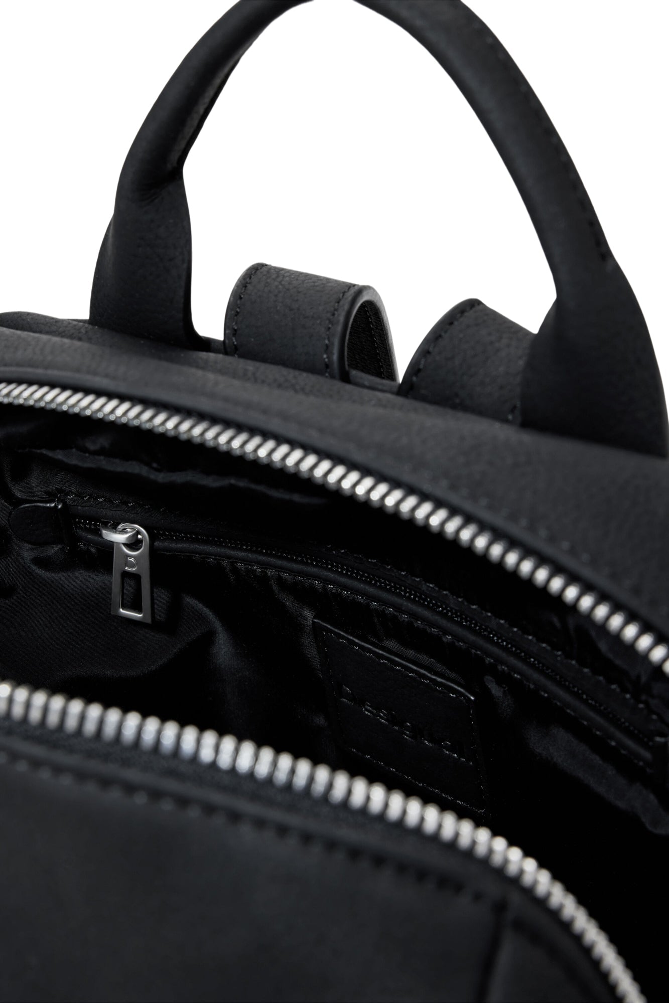 DESIGUAL Zaino Donna Poker Face Chester Mini con Borchie Nero