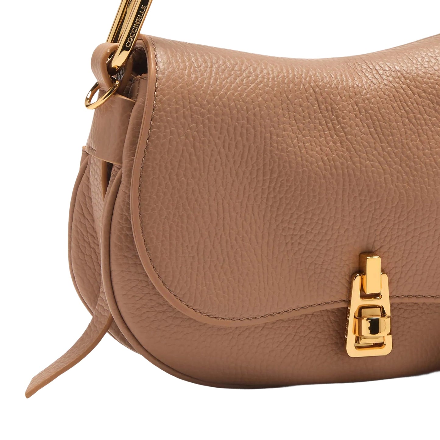 COCCINELLE Borsa Donna Piccola a Tracolla Marrone, In Vera Pelle, Magie Soft Mini