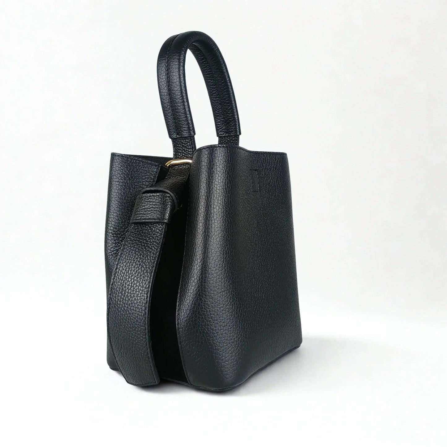 Italian Leather Bucket Bag MS-3265