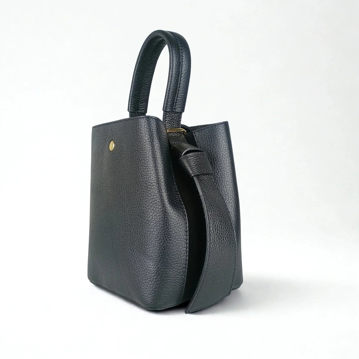 Italian Leather Bucket Bag MS-3265