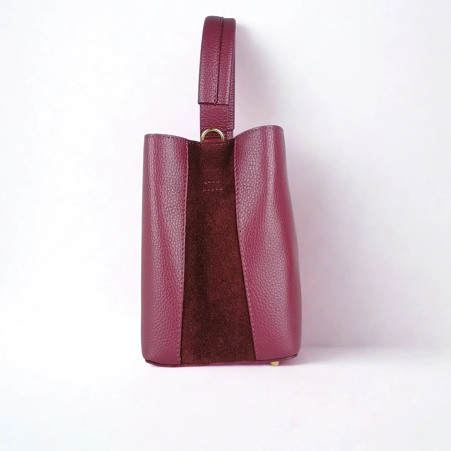 Italian Leather Bucket Bag MS-3265