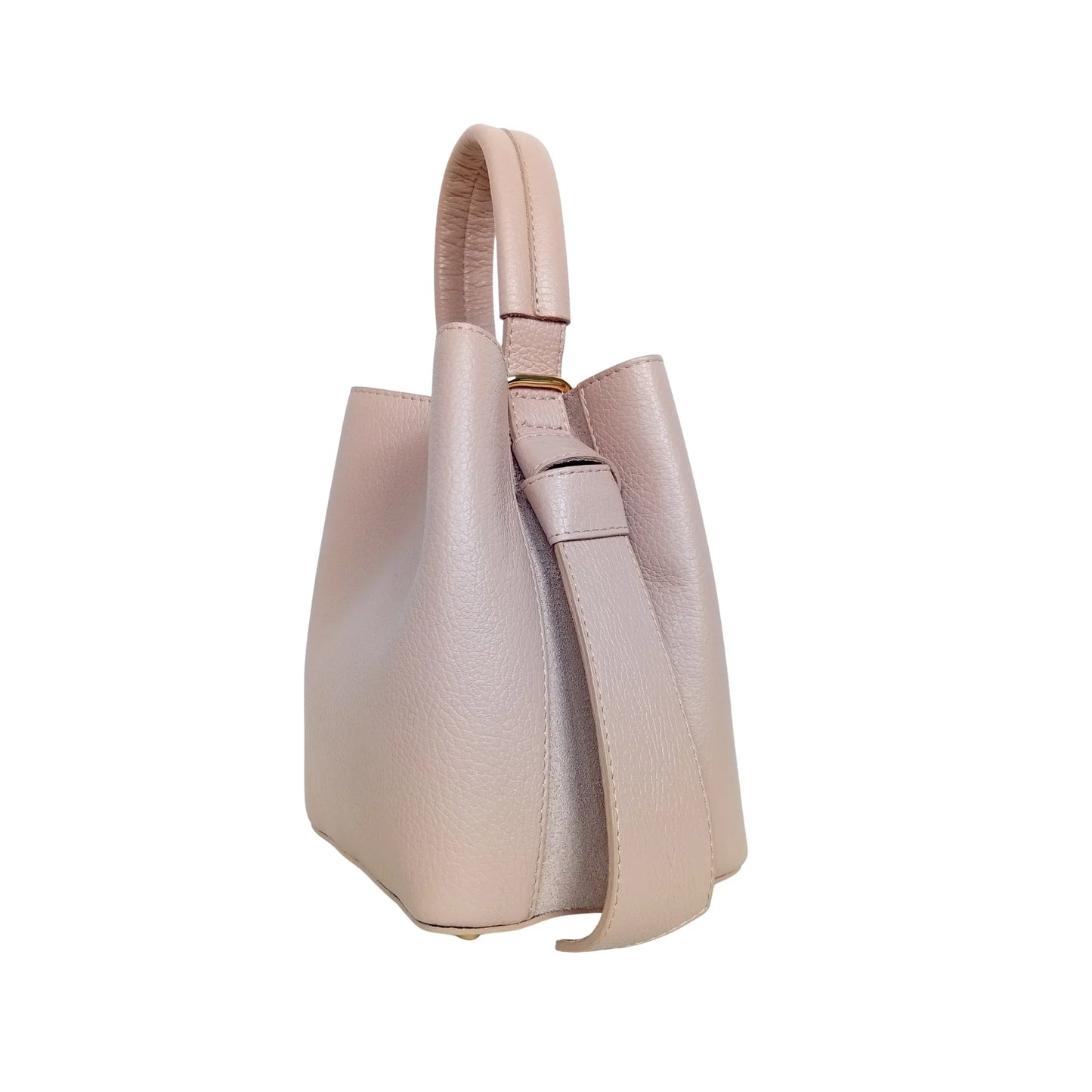 Italian Leather Bucket Bag MS-3265